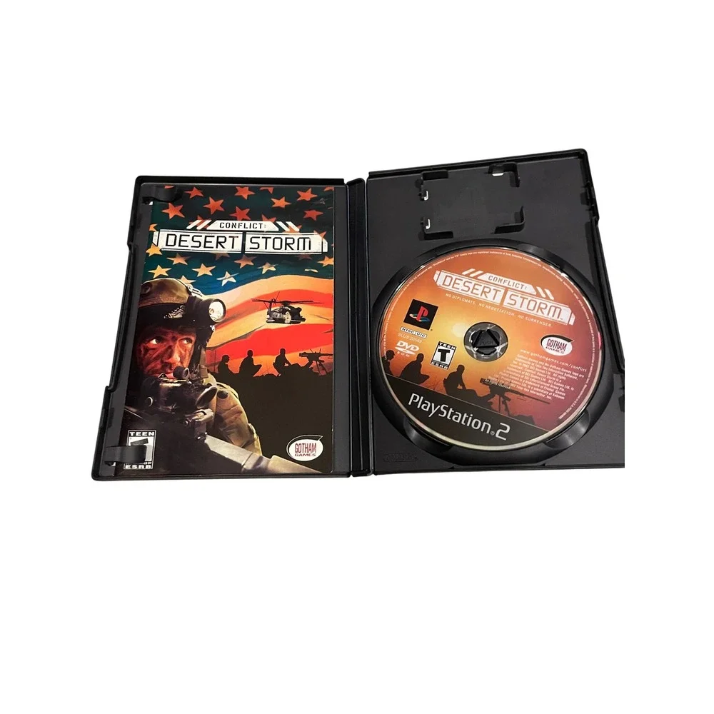 Conflict Desert Storm Sony PlayStation 2 PS2 Game Complete CIB SLUS-20443 NTSC
